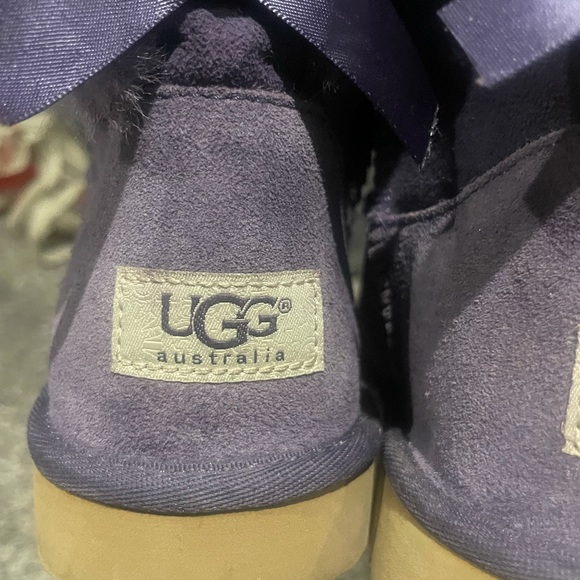 Girls purple Bailey Bow UGGs size US 5 - Picture 11 of 14